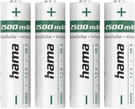 Oplaadbare Batterijen - AA Mignon - Hoge Energie - Snelle Oplaadtijd - 2500 mAh