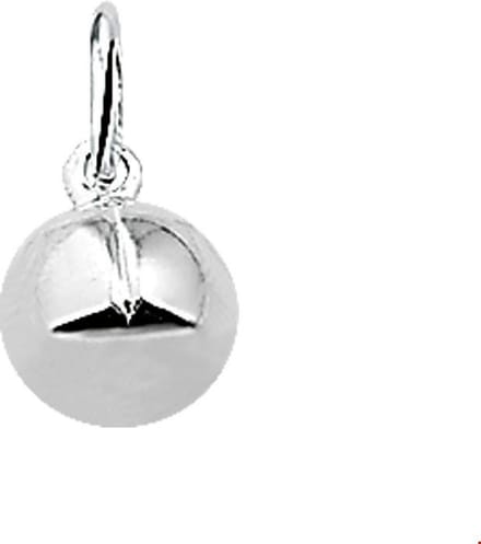 zilver gerhodineerd hanger voetbal 1324685