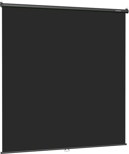 Inklapbaar Zwart Scherm voor Projectie - Wandmontage en Intrekbaar