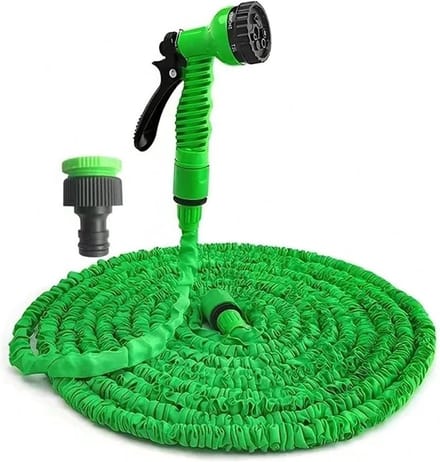 Uitbreidbare Tuinslang - Flexibele Slang - Tuin en Auto - Zet tot 3x uit - 60 meter - Groen