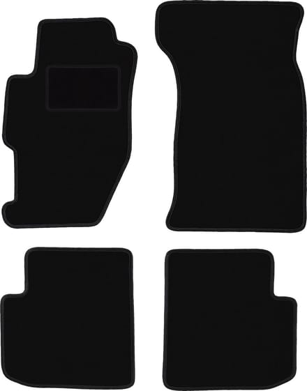 Zwarte veloursmatten voor: Honda Accord VI coupé (1998-2002)