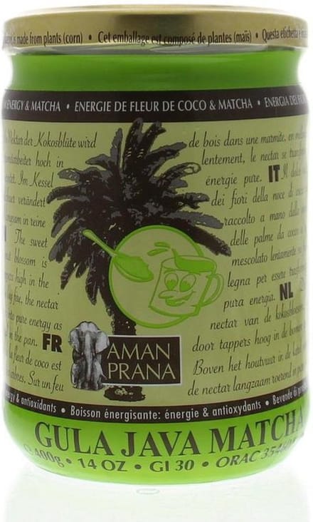 Amanprana Gula java matcha biologisch 400 gram