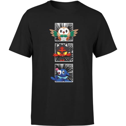 Pokemon Generation 7 Intro Men's T-Shirt - Black - S