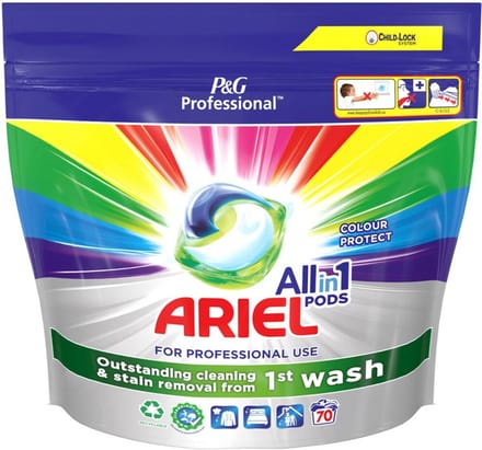 2x Ariel All-In-1 Wasmiddel Pods Color 70 stuks