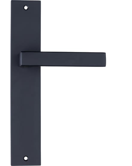 Ostiumhome® Veneto - Deurklink - Mat Zwart - op Schild - Vierkant - Complete Set