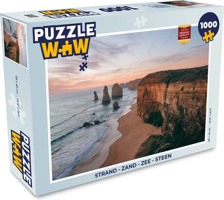 Puzzel Strand - Zand - Zee - Steen - Legpuzzel - Puzzel 1000 stukjes volwassenen
