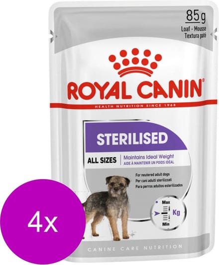 Royal Canin Ccn Sterilised Wet - Hondenvoer - 4 x 12x85 g