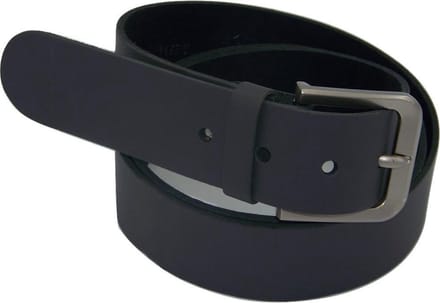 100% leren riem 4 cm Breed, taillemaat 110 cm. Grijs.