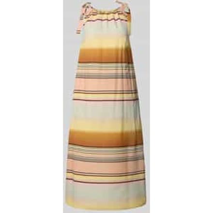 relaxed fit midi-jurk van puur katoen