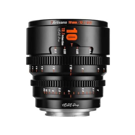 7Artisans Hope 10mm T/2.1  Canon RF-S zwart