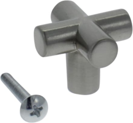 Starx Knop plus - 25mm - RVS-kleur