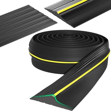 Rubberen afdichting voor garagedeuren - 6 m drempelafdichtingsstrip