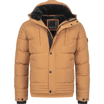 Alessandro Salvarini heren winterjas AS-281 met teddyvoering en afneembare capuchon