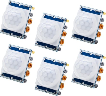 Infrarood PIR Bewegingssensor Modules voor Arduino en Raspberry Pi - Set van 6