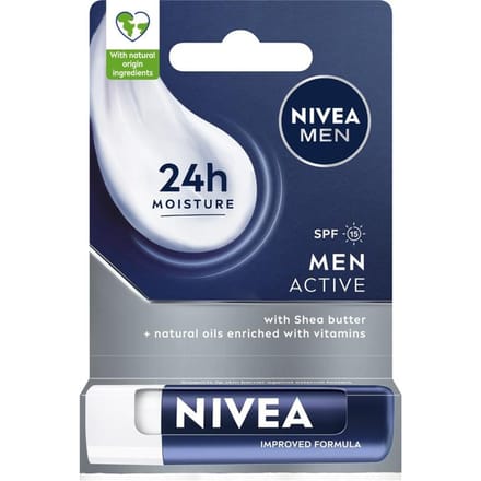 363028 Baume à lèvres Nivea Men Active Care 4.8