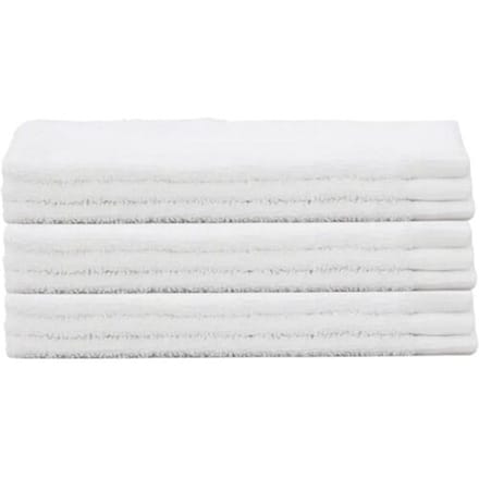 Cinderella Weekend Washand - 16 x 21 cm - 550 g/m² - Hotelkwaliteit - Set van 9 - Wit