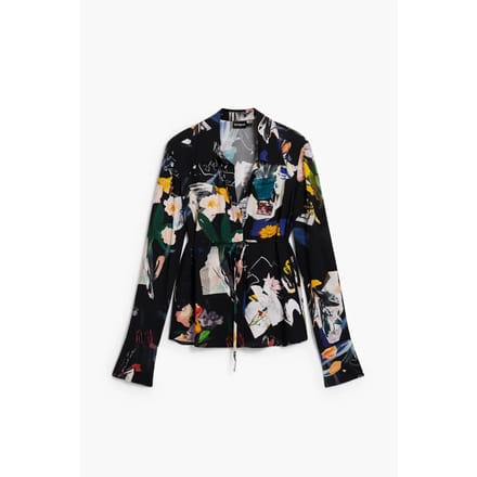 Dameshemd met lange mouwen Desigual Fereo