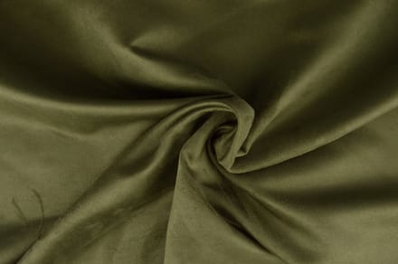 30 meter suedine - Mosgroen - 100% polyester