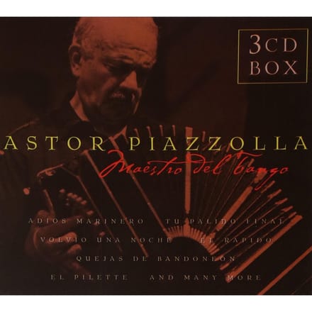 CD ASTOR PIAZZOLLA - Maestro Del Tango Japan Latin gebruikt brown