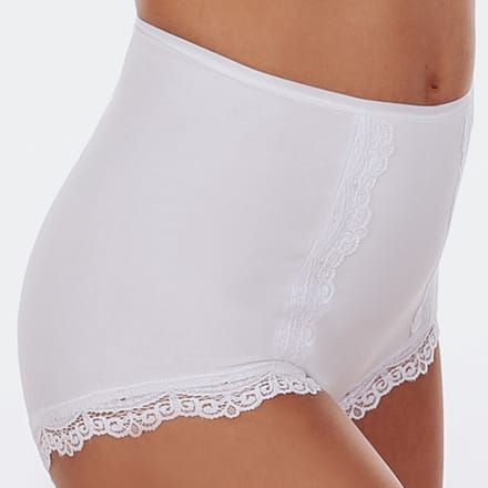 Funny Day INTIMO Christine - Dames slip hoge taille XL wit