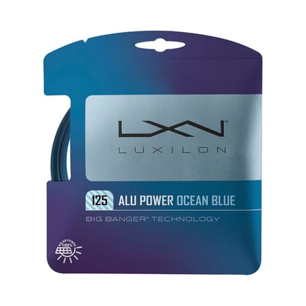 Luxilon Alu Power Ocean Blue Set Snaren 12,2m-Blauw