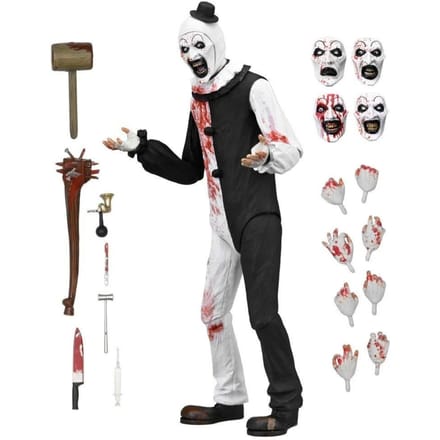 NECA Terrifier 2 Art The Clown (Blood Splattered) Ulitmate 7 Inch Scale Action Figure