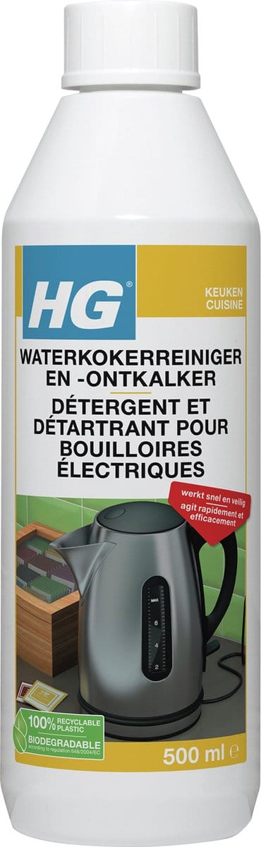 HG - Apparaten - Ontkalkingsmiddel - Reinigend - Voor Waterkokers - 500 ml - 1 stuk