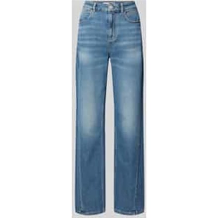 wide leg jeans in used-look