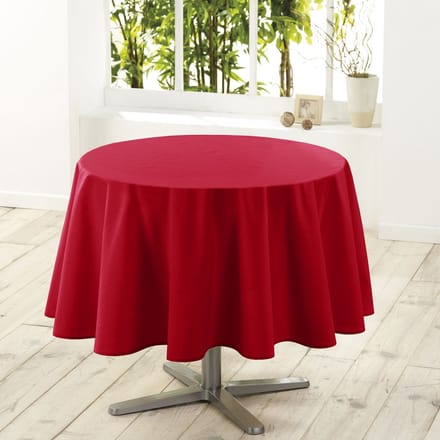 Wicotex-Tafellaken-Tafelkleed- polyester rood rond 180 cm