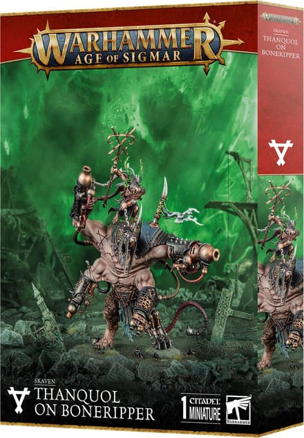 Skaven Thanquol on Boneripper
