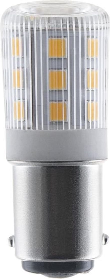 SPL LED Buislamp Ba15d 3W 3000K 250lm 230V - Helder - Warm Wit