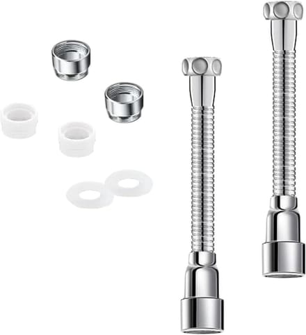 Verlengstuk Keukenkraan - Flexibele Kraan Verlenging - Set van 2 - Antislip - Keukengootsteen Accessoire