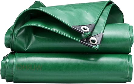 Beschermend Zeil - Afdekzeil - Universeel Afdekken - Versterkte Ogen - 0.5 x 8.5 m - Groen