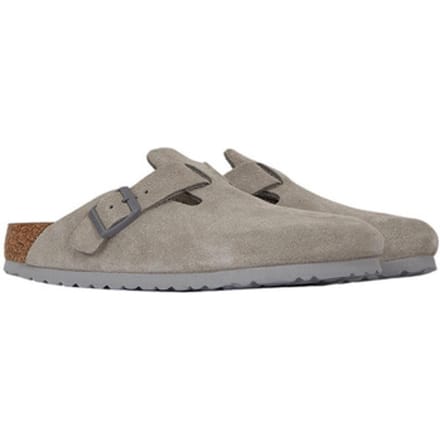 Slippers BIRKENSTOCK Mocassins Boston cuir nubuck imperméable