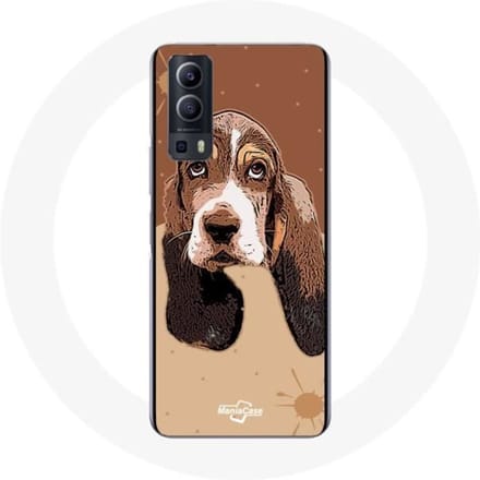 Case Vivo Y72 Basset Hound hondengezicht