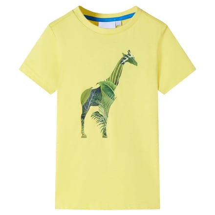 vidaXL - Kindershirt - 128 - geel