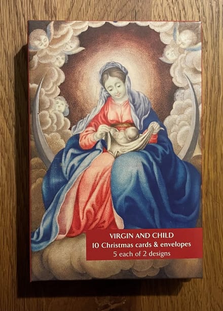 Fitzwilliam Museum Notecard Kerst ~ Kaartenmapje Virgin and Child