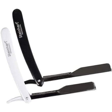 Mes met verwisselbaar blad - STEINHART - 150 g - Roestvrij staal - Opvouwbaar - Ergonomisch wit