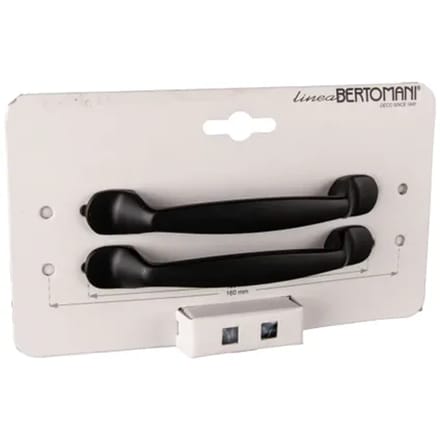 Bertomani Meubelgreep 2031 - Aluminium Zwart - 96mm - 2 Stuks
