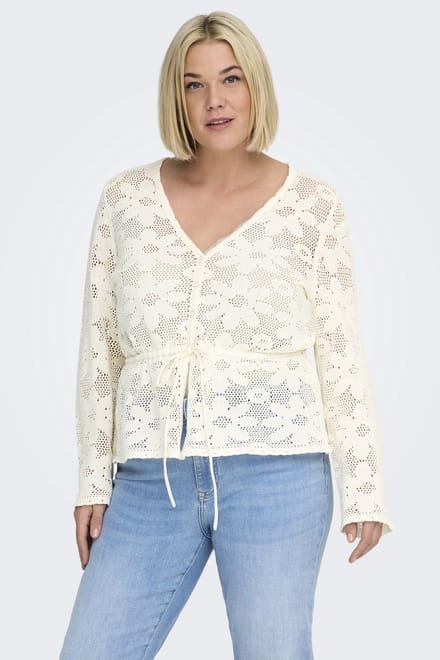 ONLY CARMAKOMA - CARISABELLA LIFE LS FITTED CARDIGAN KNT - Meisjes - Cardigans