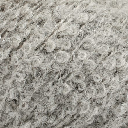 DROPS Alpaca Bouclé Mix - 5110 lichtgrijs - Wol Garen