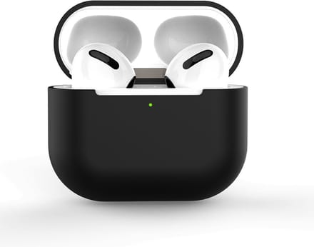 KELERINO. Siliconen Case geschikt voor AirPods 3 (2021) - Zwart