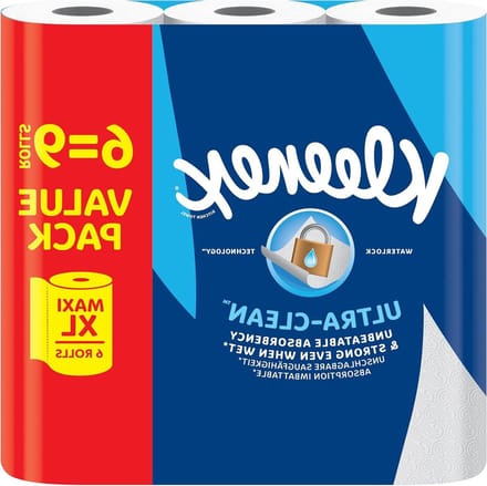 Keukenrol - Keukenpapier - Schoonmaken en afdrogen - Ongeëvenaard absorptievermogen - 6 Maxi XL rollen - Wit