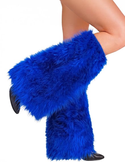 WIDMANN - Marineblauwe harige legging voor volwassenen