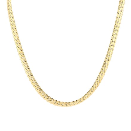 Bijoutheek Collier Schakel Motief Gold
