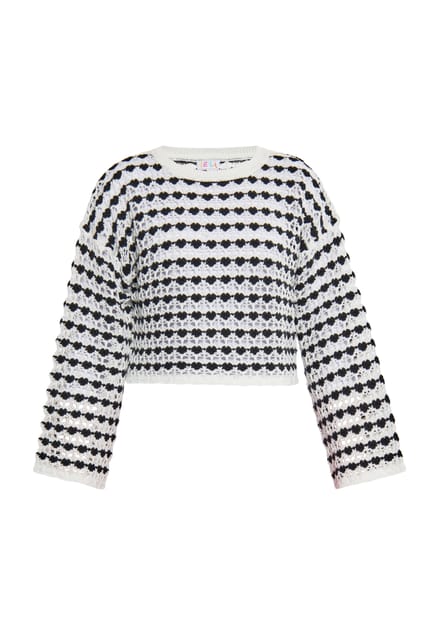 IZIA Jumper Dames Zwart Veelkleurig