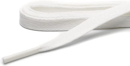 ARIESZZZ Schoenveters - Veters 150 cm - Wit - Wax  - Plat 150 cm 7-9 gaatjes