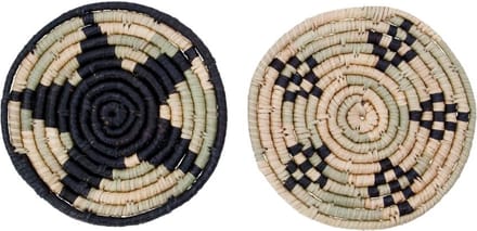 House Doctor Pannen onderzetters Thea 22cm - 2 stuks