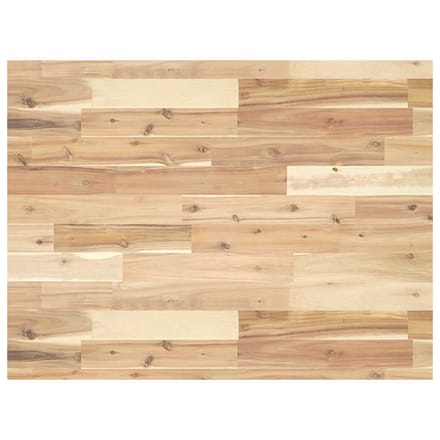 vidaXL - Wastafelblad - 100x60x4 - cm - onbehandeld - massief - acaciahout