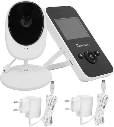 Draadloze Digitale Video Babyfoon met 2,4 inch Scherm en Temperatuurbewaking